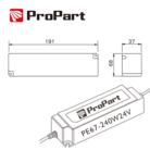 Product-19494-PE67-240W24V-Drawing